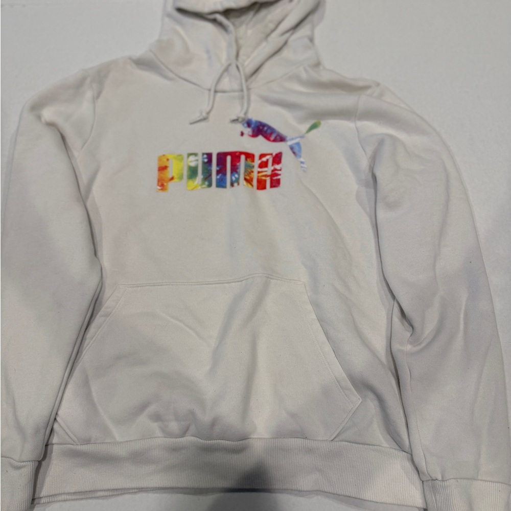 Puma White Hoodie